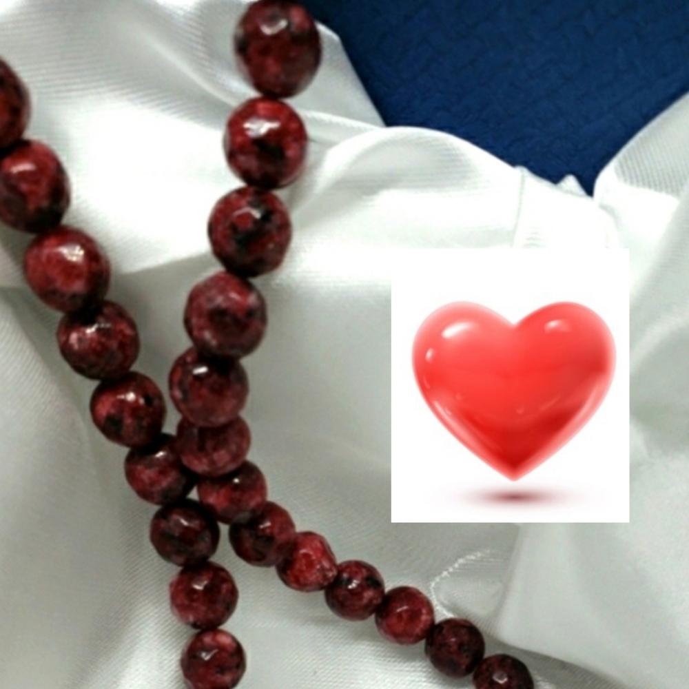 Red Jasper in Sterling Silver Necklace